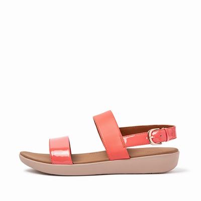 Fitflop Barra Patent Mix Back-Strap - Sandalen Damen - Koralle Rosa (ZTI823670)